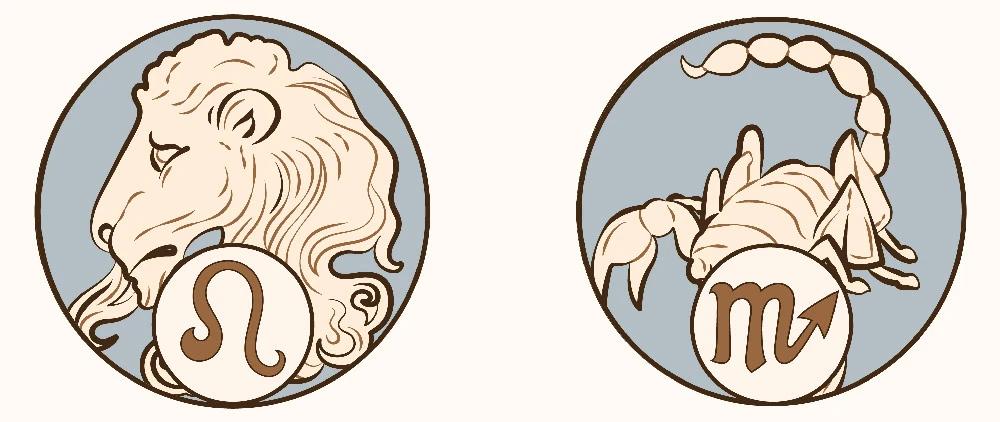 5-Лев-(огонь)-и-Скорпион-(вода)